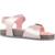 Sandales à brides Argent rose+Rose c0514 11 - vertbaudet enfant 