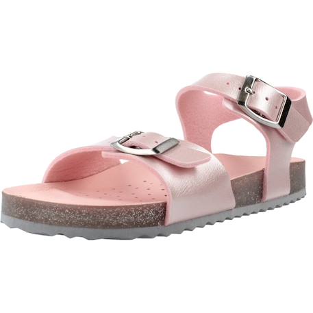 Sandales à brides Argent rose+Rose c0514 10 - vertbaudet enfant 
