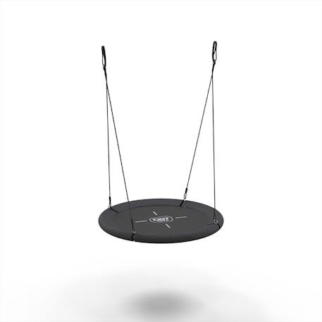 Balançoire nid ronde familiale pour jardin dès 3 ans Noir/gris 1 - vertbaudet enfant 