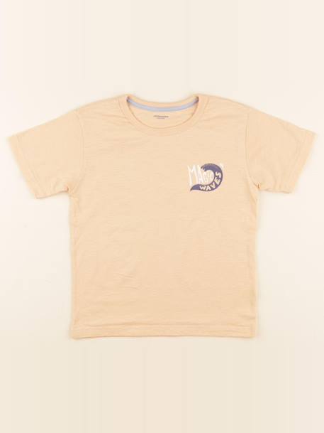 Tee-shirt imprimé au dos - 8 ans Orange 1 - vertbaudet enfant 