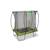 Trampoline silhouette 153x214cm Noir+Rose+Vert 15 - vertbaudet enfant 