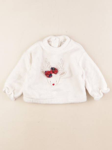 Pull - 9 mois Blanc 1 - vertbaudet enfant 
