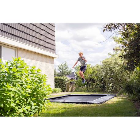 Trampoline de  enterré au ras du sol 214x305cm Noir 4 - vertbaudet enfant 