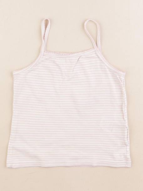 Maillot de corps - 4 ans Blanc, rose 1 - vertbaudet enfant 