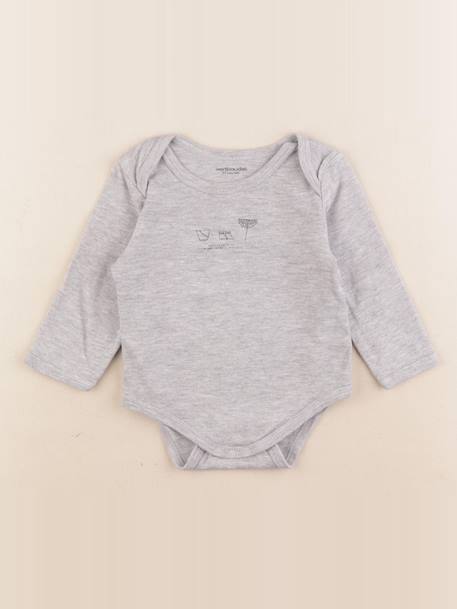 Body - 9 mois Gris 1 - vertbaudet enfant 