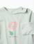 Pyjama à manches longues avec imprimé de fleurs Vert 3 - vertbaudet enfant 