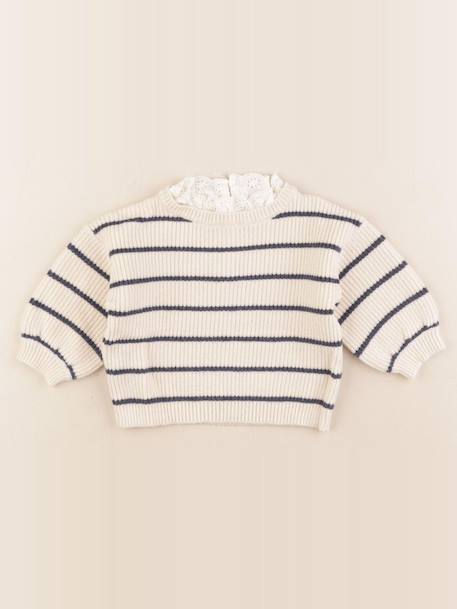 Pull - 3 mois Beige 1 - vertbaudet enfant 