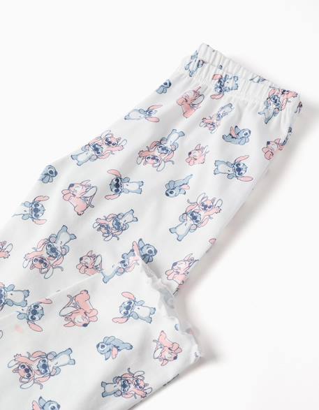Pyjama à manches longues avec imprimé stitch & angel Bleu clair 4 - vertbaudet enfant 