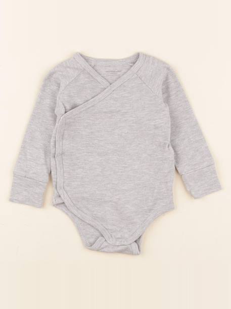 Body - 12 mois Gris 1 - vertbaudet enfant 