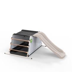 Jouet-Structure de jeux premier âge avec toboggan et tente