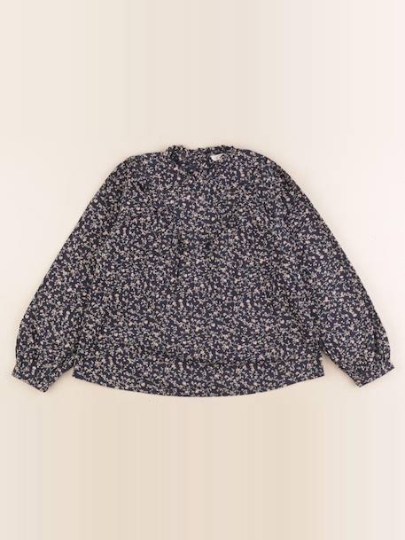 Blouse - 8 ans Bleu, rose 1 - vertbaudet enfant 