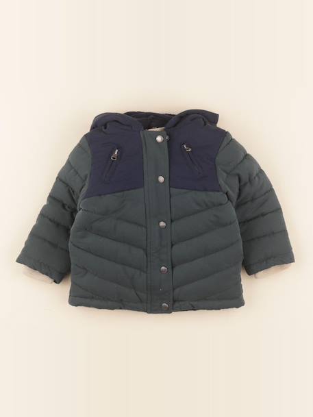 Veste doublure amovible - 18 mois Bleu, vert 1 - vertbaudet enfant 