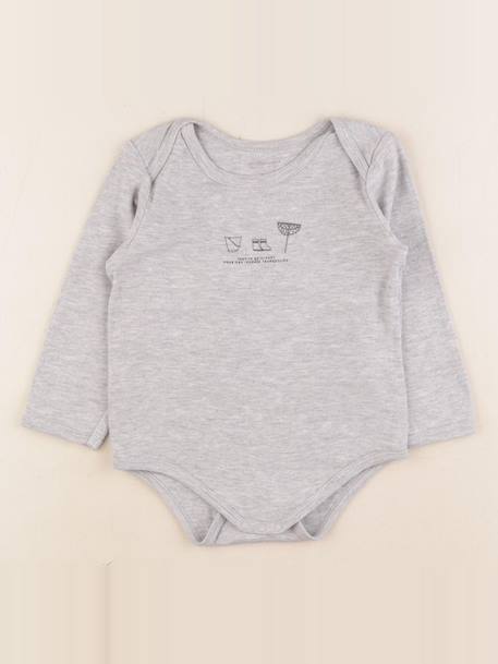 Body - 36 mois Gris 1 - vertbaudet enfant 