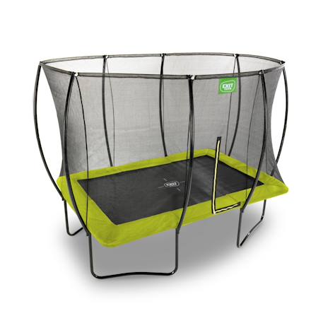 Trampoline silhouette 244x366cm Noir+Rose+Vert 15 - vertbaudet enfant 