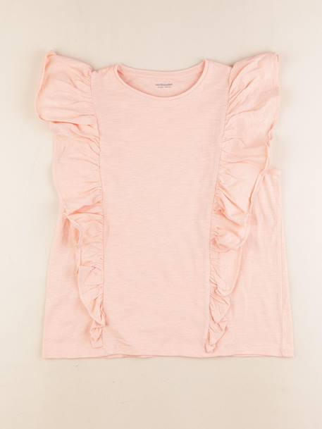 Tee-shirt coton - 12 ans Rose 1 - vertbaudet enfant 