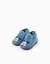 Chaussons en velours avec broderie mickey Bleu 1 - vertbaudet enfant 