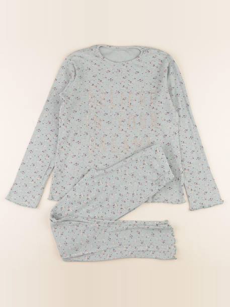 Pyjama coton - 10 ans Vert 1 - vertbaudet enfant 