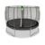 Trampoline allure premium ø366cm Noir+Vert 2 - vertbaudet enfant 
