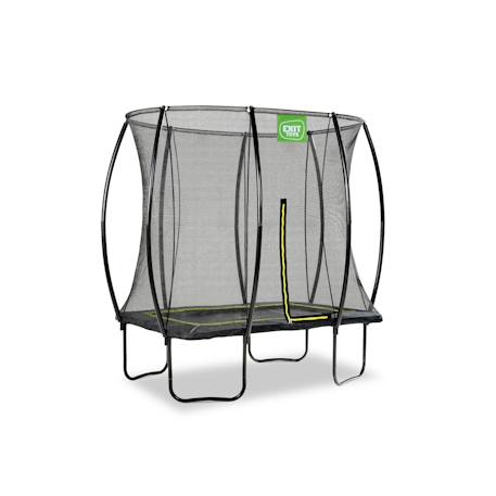 Trampoline silhouette 153x214cm Noir+Rose+Vert 2 - vertbaudet enfant 