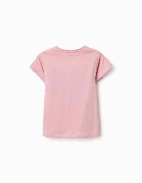 T-shirt en coton avec imprimé minnie Rose clair 2 - vertbaudet enfant 