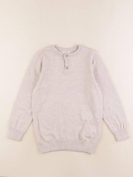 Pull - 8 ans Beige 1 - vertbaudet enfant 