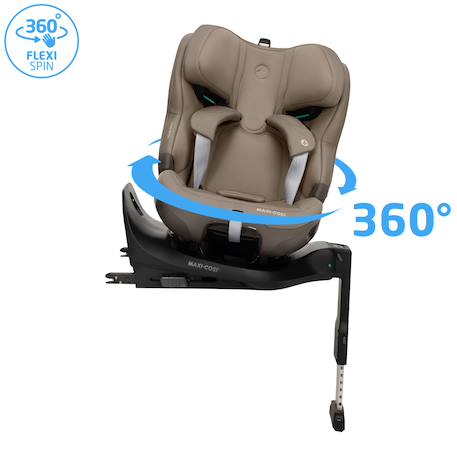 Maxi-cosi siège auto évolutif et rotatif emerald 360 plus Authentic graphite+Authentic truffle 8 - vertbaudet enfant 