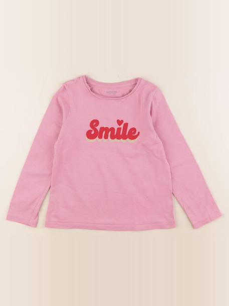 Tee-shirt - 5 ans Rose 1 - vertbaudet enfant 