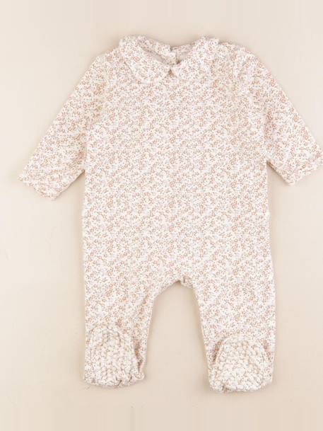 Pyjama coton - 12 mois Beige 1 - vertbaudet enfant 
