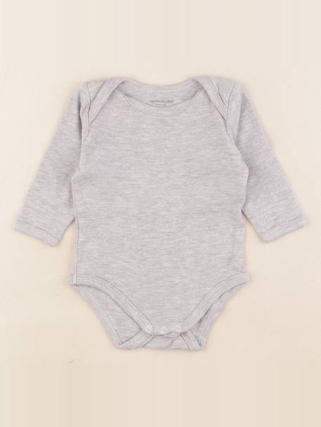 Body - 6 mois Gris 1 - vertbaudet enfant 