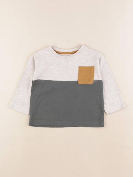 Tee-shirt - 3 ans Beige, vert 1 - vertbaudet enfant 