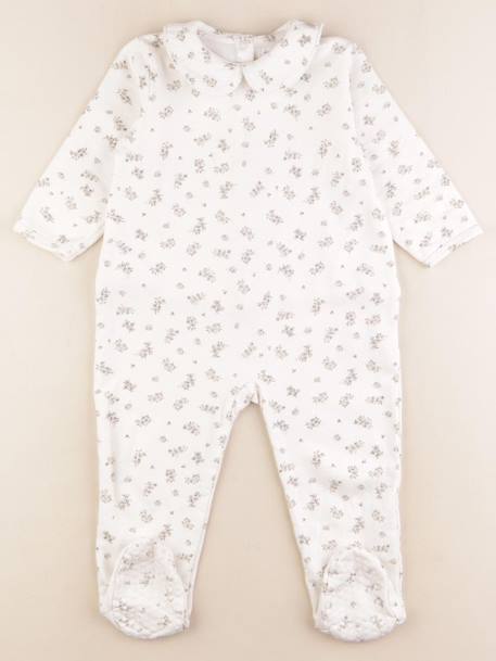 Pyjama coton - 24 mois Blanc 1 - vertbaudet enfant 