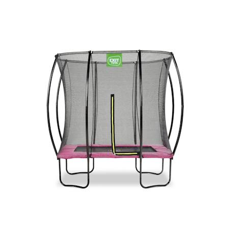 Trampoline silhouette 153x214cm Noir+Rose+Vert 7 - vertbaudet enfant 