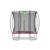 Trampoline silhouette 153x214cm Noir+Rose+Vert 7 - vertbaudet enfant 
