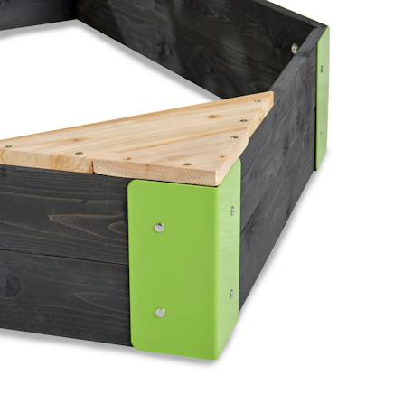 Bac à sable en forme de bateau en bois pour jardin enfant Gris 6 - vertbaudet enfant 
