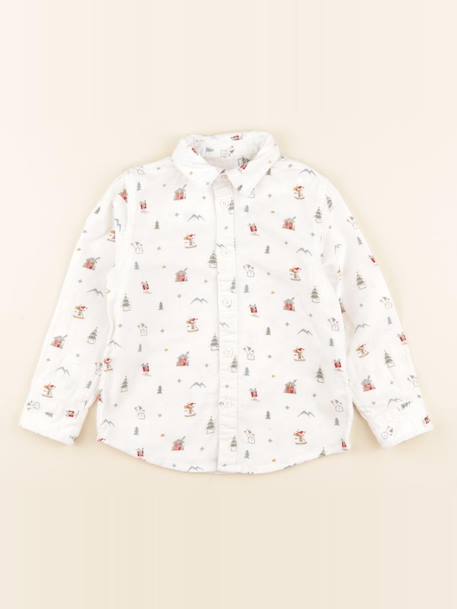 Chemise - 5 ans Blanc 1 - vertbaudet enfant 