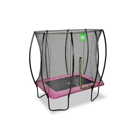 Trampoline silhouette 153x214cm Noir+Rose+Vert 9 - vertbaudet enfant 