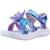 Sandales fille jumpsters Bleu+Bleu blmt+Rose pkmt+Violet lavande+Violet lvmt 10 - vertbaudet enfant 