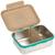 Boîte à goûter en inox happy trails frog Multi-coloured 4 - vertbaudet enfant 