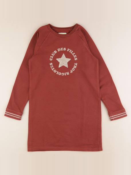 Robe - 8 ans Marron 1 - vertbaudet enfant 