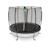 Trampoline lotus classic ø305cm Noir+Vert 5 - vertbaudet enfant 
