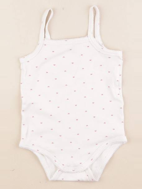 Body - 36 mois Blanc, rose 1 - vertbaudet enfant 