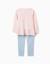Pyjama long avec imprimé stitch qui brille dans le noir Rose clair 2 - vertbaudet enfant 