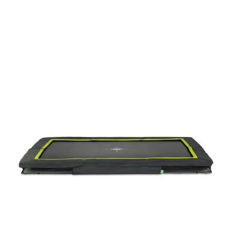 Trampoline enterré rectangulaire 244x366cm Noir+Rose+Vert 2 - vertbaudet enfant 