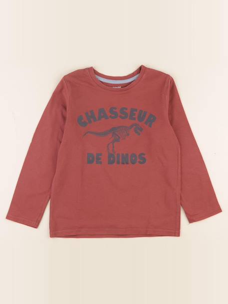 Tee-shirt - 6 ans Marron 1 - vertbaudet enfant 
