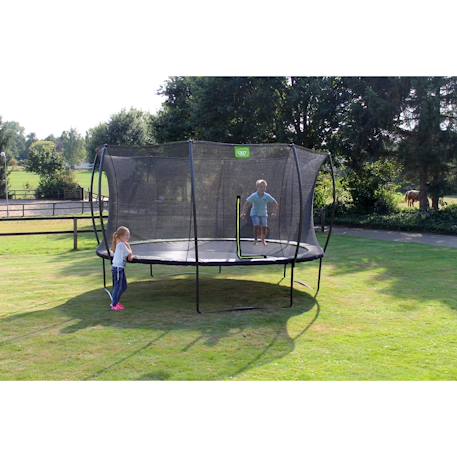 Trampoline silhouette ø427cm Noir+Rose 6 - vertbaudet enfant 