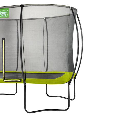 Trampoline silhouette 244x366cm Noir+Rose+Vert 17 - vertbaudet enfant 