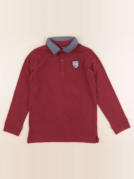 Polo - 10 ans Rouge 1 - vertbaudet enfant 