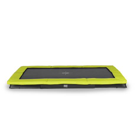 Trampoline enterré rectangulaire 244x366cm Noir+Rose+Vert 9 - vertbaudet enfant 