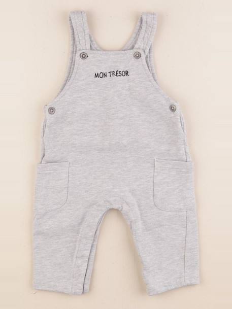 Salopette - 6 mois Gris 1 - vertbaudet enfant 