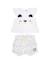 Ensemble en tricot pour nouveau-né avec imprimé taches Blanc 1 - vertbaudet enfant 
